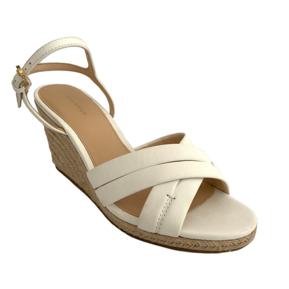 New Via Spiga Slingback Open Toe Sandals 7.5